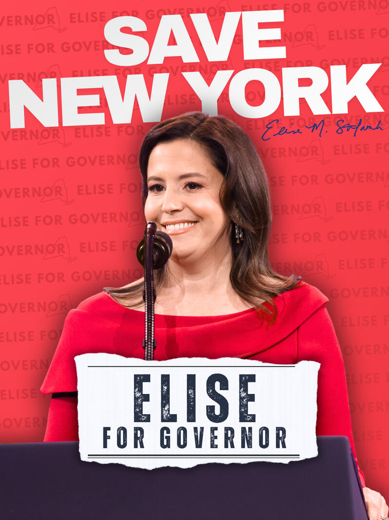 Elise for Governor Campaign Launch Graphic Elise for Governor Campaign Launch Graphic